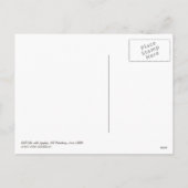 Rosh Hashanah | Jüdische Neujahrsfeine Kunst Feiertagspostkarte (Rückseite)