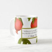 Rosh Hashanah Jüdische Neujahrsgrüße Kaffeetasse (Vorderseite Links)