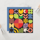 Rosh Hashanah Jüdische Neujahrsgrüße Karte (Vorderseite/Rückseite Beispiel)