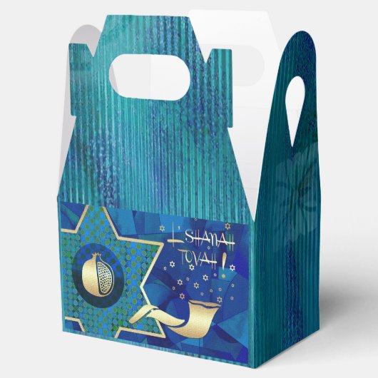 Rosh Hashanah | jüdischer neues Geschenkschachtel (Geöffnet)