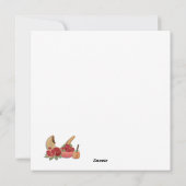 Rosh Hashanah Jüdischer Neujahrsname Personalisier Feiertagskarte (Rückseite)