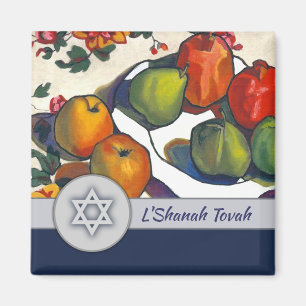 Rosh Hashanah. Jüdisches Geschenkmagnet Magnet