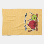 Rosh Hashanah jüdisches neues des Geschirrtuch (Horizontal)