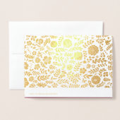 Rosh Hashanah | Jüdisches Neujahr Folienkarte (Rückseite mit Umschlag)