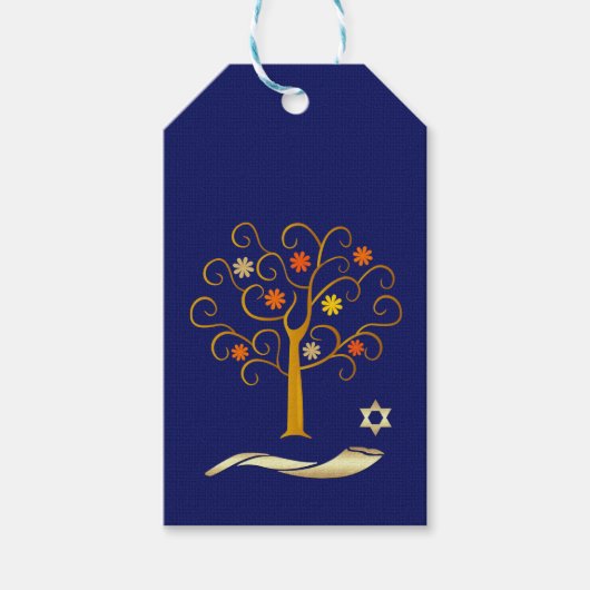 Rosh Hashanah Jüdisches Neujahr Geschenkanhänger (Vorderseite)