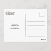 ROSH HASHANAH Jüdisches Neujahr Postkarte (Rückseite)