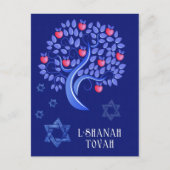 Rosh Hashanah | Jüdisches Neujahr Postkarte (Vorderseite)