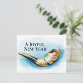 Rosh Hashanah Jüdisches Neujahr Postkarte (Stehend Vorderseite)
