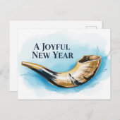 Rosh Hashanah Jüdisches Neujahr Postkarte (Vorne/Hinten)