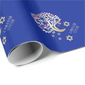 Rosh Hashanah, jüdisches Neujahrsgeschenk Geschenkpapier (Rolleneckpunkt)