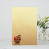 Rosh Hashanah Juwish New Year Honey Apple Briefpapier (Stehend Vorderseite)