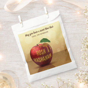 Rosh Hashanah Juwish New Year Honey Apple Geschenktütchen