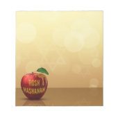 Rosh Hashanah Juwish New Year Honey Apple Notizblock (Vorderseite)