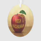 Rosh Hashanah Juwish New Year Honey Apple Ornament (Vorderseite)