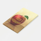 Rosh Hashanah Juwish New Year Honey Apple Post-it Klebezettel (angewinkelt)