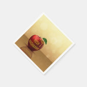 Rosh Hashanah Juwish New Year Honey Apple Serviette (Ecke)
