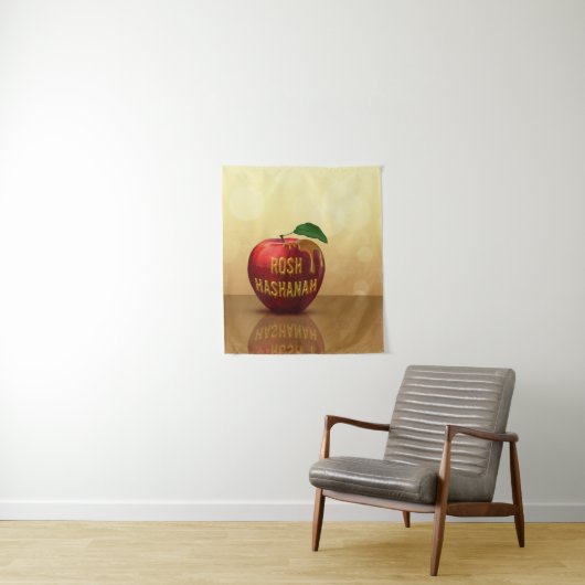 Rosh Hashanah Juwish New Year Honey Apple Wandteppich (Beispiel)