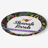 Rosh Hashanah Juwish New Year Shana Tovah Pappteller (Schrägansicht)