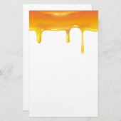 Rosh Hashanah Juwish New Year Sweet Honey fällt Briefpapier (Vorne/Hinten)