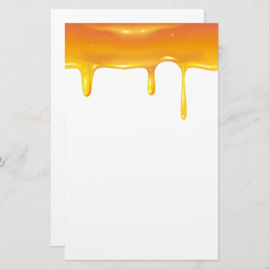 Rosh Hashanah Juwish New Year Sweet Honey fällt Briefpapier (Vorne/Hinten)