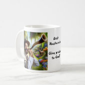 Rosh Hashanah Kaffeetasse (Vorderseite Links)