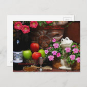 Rosh Hashanah kardiert Geschenke Feiertagspostkarte (Vorne/Hinten)