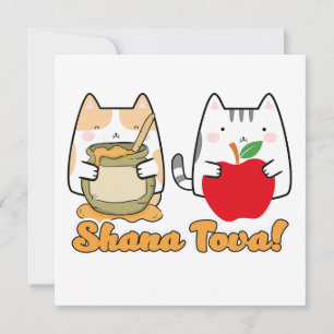 Rosh Hashanah kawaii Cats - Jüdisches neues Jahr