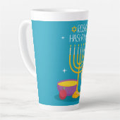 Rosh Hashanah Latte Tasse (Linke Ecke)