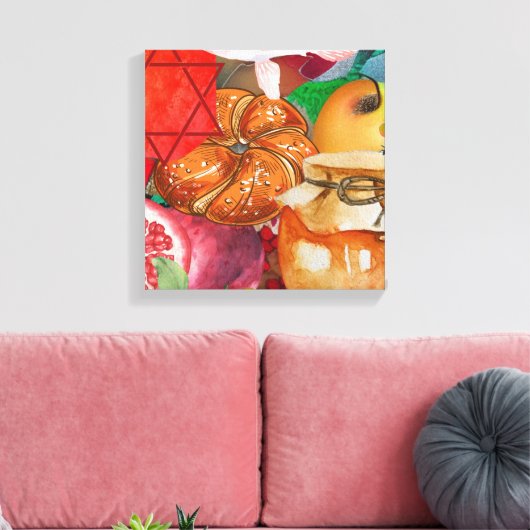 Rosh Hashanah Leinwand Art (Insitu (Wohnzimmer))