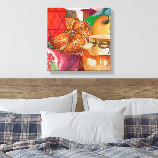 Rosh Hashanah Leinwand Art (Insitu (Schlafzimmer))