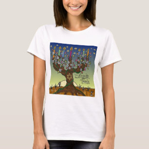 Rosh Hashanah L'Shanah Tovah Baum des Lebens Menor T-Shirt