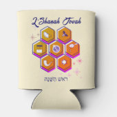 Rosh Hashanah L'SHANAH TOVAH Dosenkühler (Rückseite)