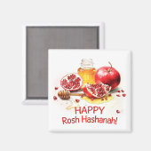 Rosh Hashanah Magnet (Vorderseite/Rückseite)