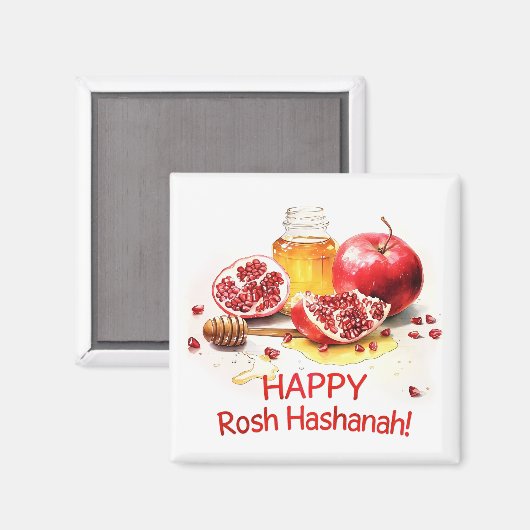 Rosh Hashanah Magnet (Vorderseite/Rückseite)