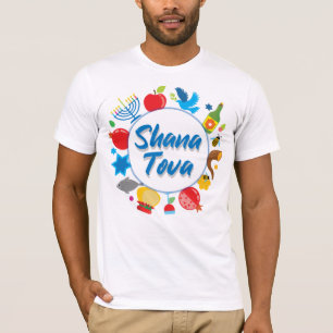 Rosh Hashanah mit Shana Tova T-Shirt
