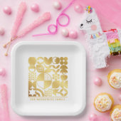 Rosh Hashanah Moderne jüdische Neujahrsplatte Pappteller (Party)