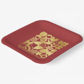 Rosh Hashanah Moderne jüdische Neujahrsplatte Pappteller (Gewinkelt)