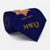 ROSH HASHANAH Monogram Krawatte (Gerollt)