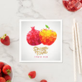 Rosh Hashanah Napkins Pomegranate Shana Tova Serviette (Beispiel)