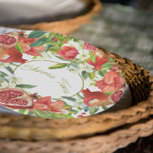 Rosh Hashanah Neues Jahr Sweet Pomegranate Fest Pappteller