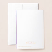 Rosh Hashanah Neues Jahr wünscht sich mit Granatäp Folienkarte (Rückseite mit Umschlag)