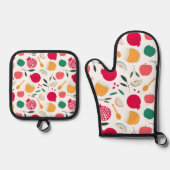 Rosh Hashanah Ofenhandschuh & Topflappen-Set (Vorderseite)