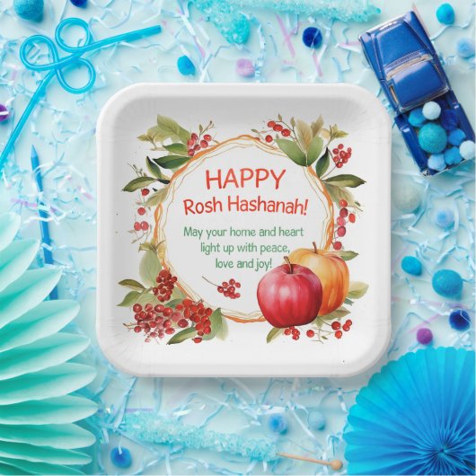 Rosh Hashanah Papierplatte Pappteller (Party)
