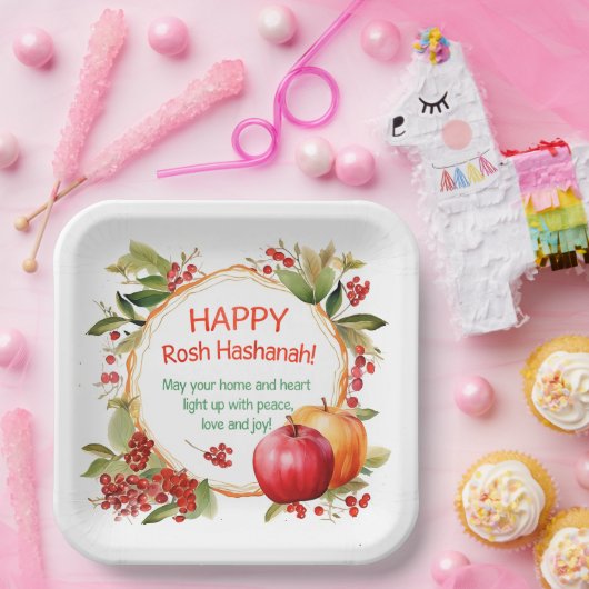 Rosh Hashanah Papierplatte Pappteller (Party)