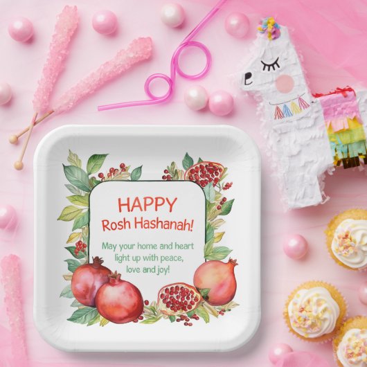 Rosh Hashanah Papierplatte Pappteller (Party)