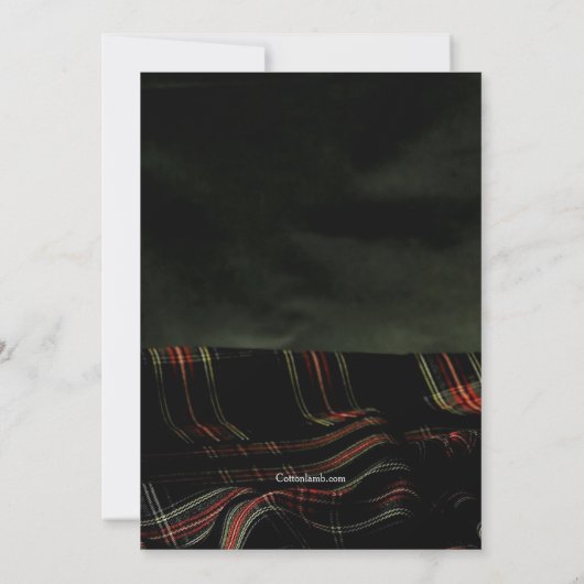 Rosh Hashanah Pomegranate Einladung (Rückseite)