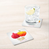 Rosh Hashanah Pomegranate Shana Tova Rechteckiger Pappuntersetzer (Vor Ort)