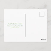 Rosh Hashanah Postkarte (Rückseite)