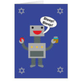 Rosh Hashanah Robot Bleep Bleep Funny Personalize (Vorne)