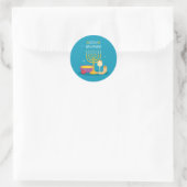 Rosh Hashanah Runder Aufkleber (Tasche)